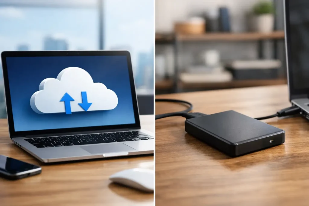 Cloud Backup vs External Hard Drive