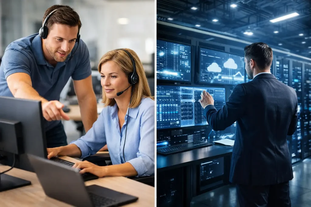 Business IT Support vs Managed Services