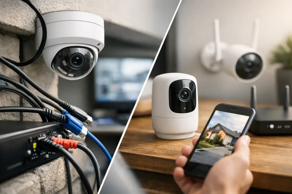 Wired Cameras vs Wireless Security Systems