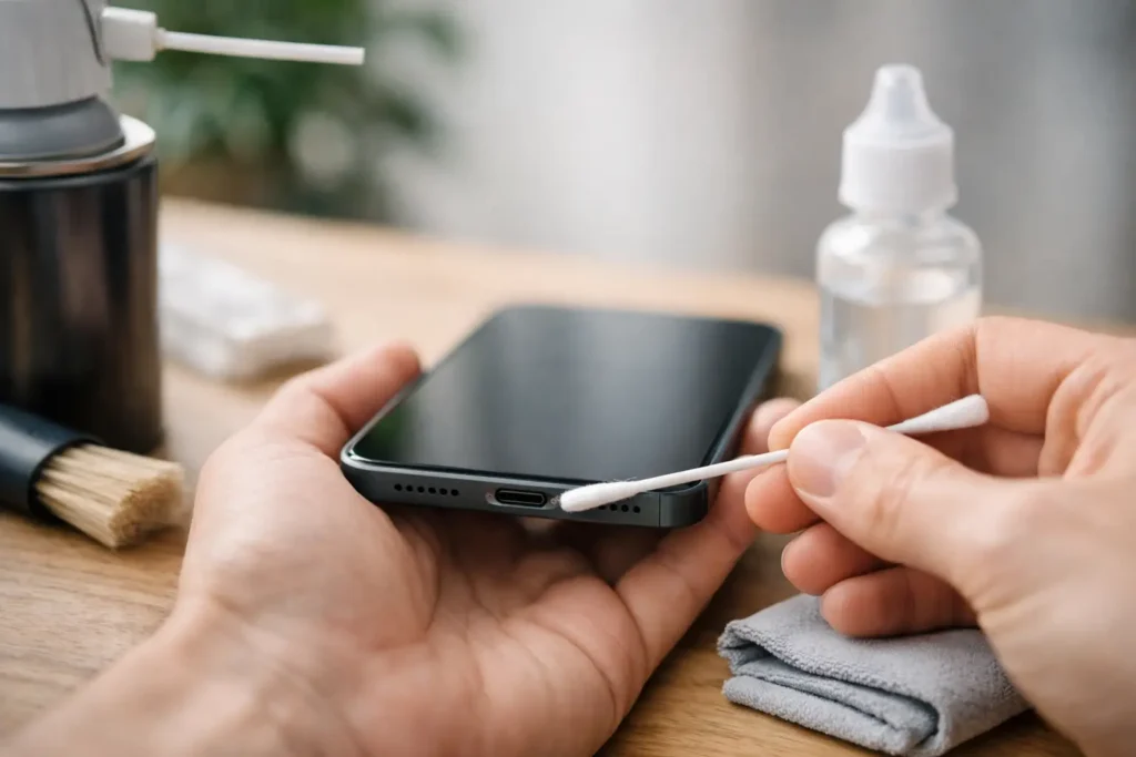 How to Clean a Charging Port Safely at Home