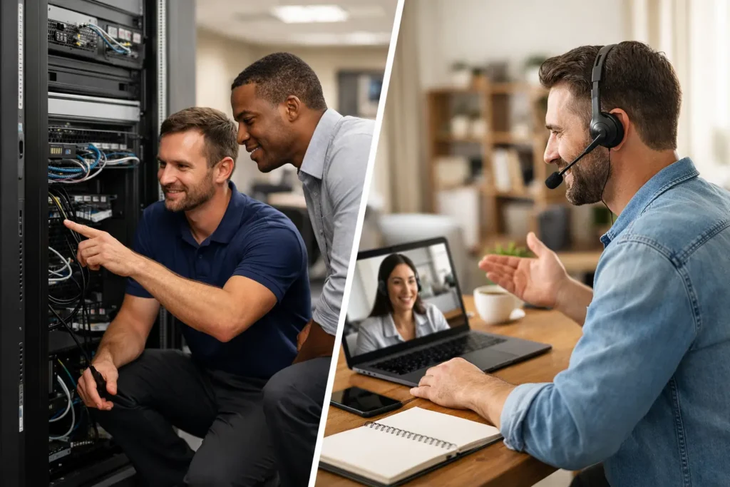 Onsite vs Remote Tech Support for Your Needs