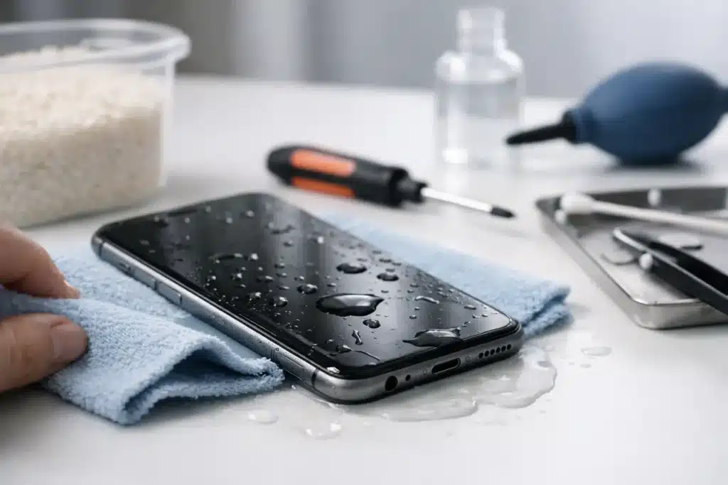 Smartphone Water Damage Recovery First Steps